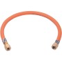 Gasslange 1,2m 1/4" til 8mm rørtilslutning blister
