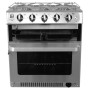 Neptune 5000  gaskomfur m/ovn,  3 blus, grill og grydeholder