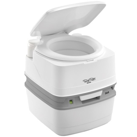 Porta potti toilet qube 335 hvid med dørk beslag
