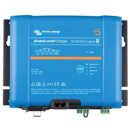 Victron Phoenix Smart IP43 lader 12V 30A(1+1) husk 25.0856