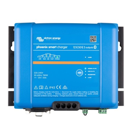 Victron Phoenix Smart IP43 lader 12V 50A(3) husk 25.0856