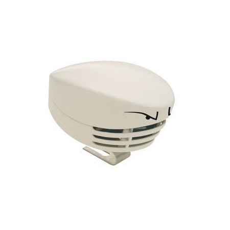 Enk.el horn 12v mini hvid