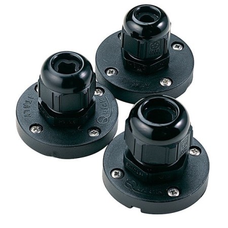 Quick kabelgennemføring Ø10-17mm slagfast plast