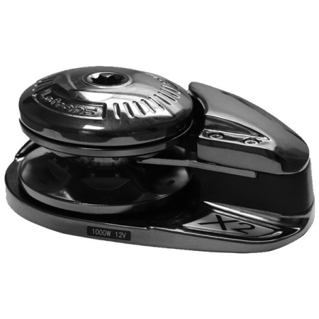 Lofrans X2 sort ankerspil 12V 1000W DIN766 kæde 8mm tov 14mm