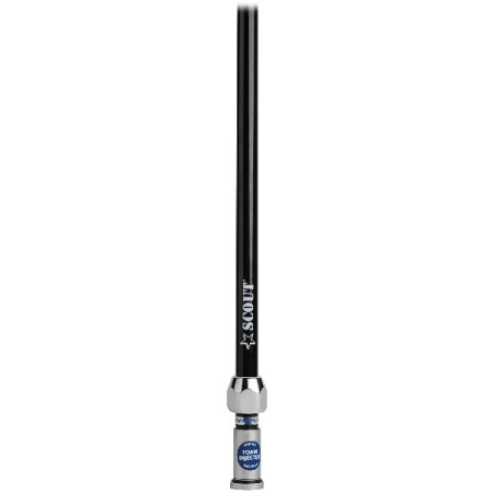 Scout Quick VHF sort antenne 1,5m, 5m kabel & FME han/PL259