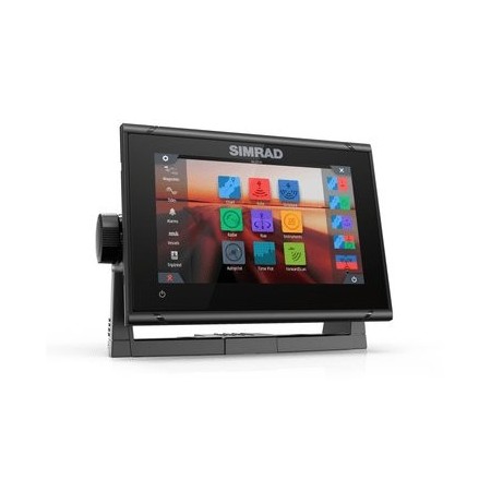 Simrad Go7 XSR med 83/200 & 455/800 HDI hæk transducer