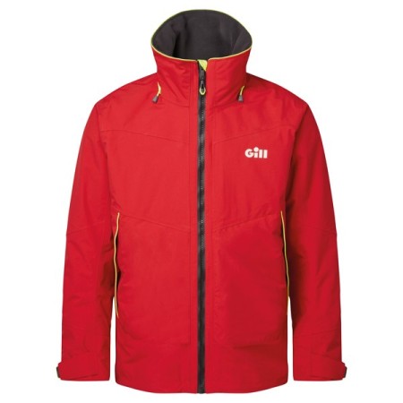 Gill OS32J coastal jakke rød str. S