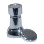 Dørholder magnetisk forkromet messing