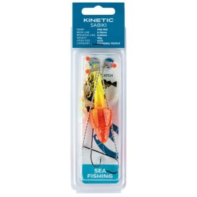 Kinetic Sabiki pro fladfisk 40g gul/rød