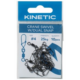 Kinetic Crane svirvel med hægte str. 8 10stk