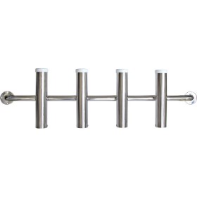 Fiskestang holder RF stål 304 til 4 stænger. l-93cm