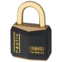 Abus hængelås massiv messing 2stk samme nøgle 40mm