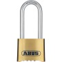 Abus kode hængelås messing med høj RF bøjle 50mm
