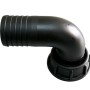 Påfyldningsstuds 90° Ø38mm 1 1/2" gevind