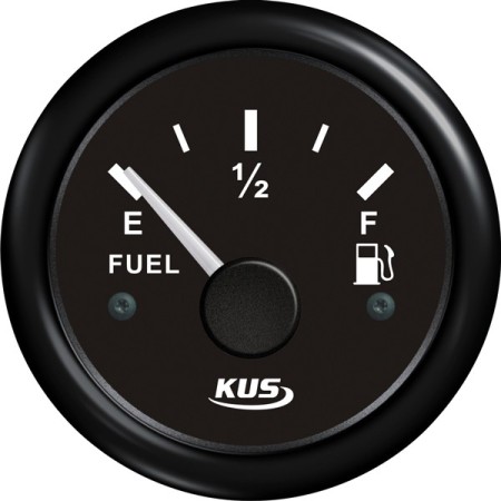 Kus brændstofmåler sort 0-190ohm 12/24v