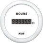 Kus digital timetæller, hvid, 12/24v