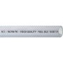 Klar pvc slange krydsvæv food quality 13mm, rulle 5m