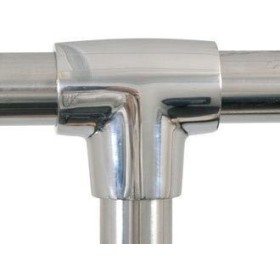 T-stykke Ø22mm - 90 grader RF stål