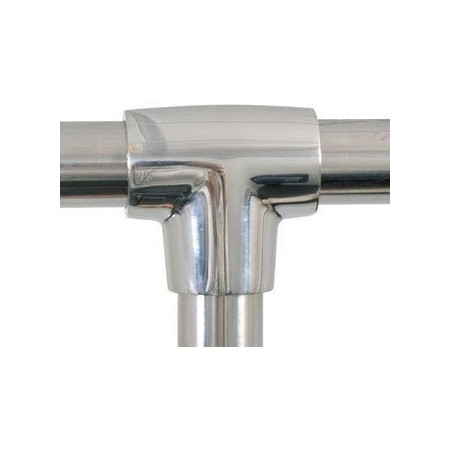 T-stykke Ø22mm - 90 grader RF stål