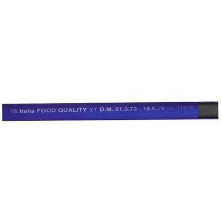 Varmtvands slange "food quality" 1/2" rød 10m