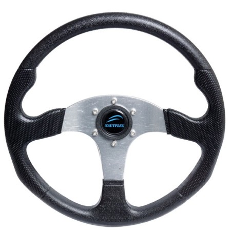 Sportsrat sort, Ø343mm, med 3/4" std. nav