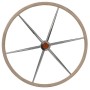 Stålrat med læder ø70cm