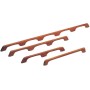 Roca griberække teak 2 greb 580x60x30mm