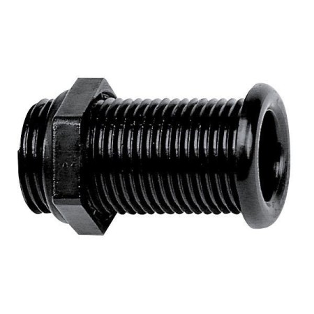 Lænsegennemføring sort, l-62mm udvendig ø: 39mm ind. ø: 25mm