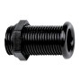 Lænsegennemføring sort, l-62mm udvendig ø: 39mm ind. ø: 25mm