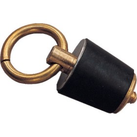 Roca bundprop messing/gummi 16mm