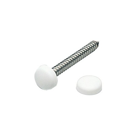 Pyntehoved hvid Ø3,5 - 4,2mm, blister med 20stk