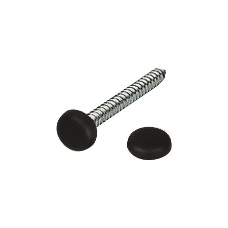 Pyntehoved sort Ø4,8 - 6,0mm, blister med 20stk