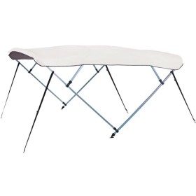 Bimini top 3-arm alu. rør Ø25mm hvid l180 b210-220 h140cm