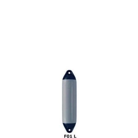 Polyform F01L fender 560x130mm grå/sort