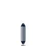 Polyform F01L fender 560x130mm grå/sort