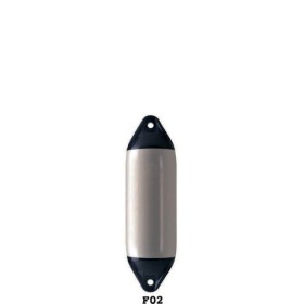 Polyform F02 fender 610x200mm grå/sort