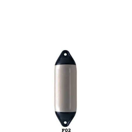 Polyform F02 fender 610x200mm grå/sort