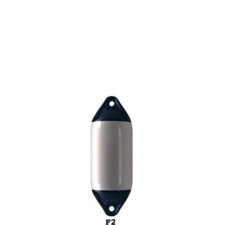 Polyform F2 fender 610x220mm grå/sort