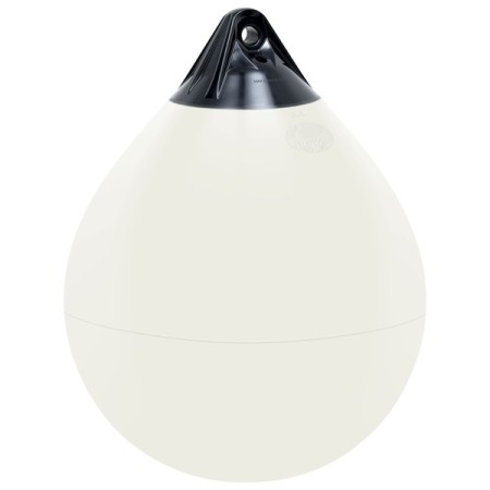 Polyform A3 jordbær fender 460x575mm hvid med sort top