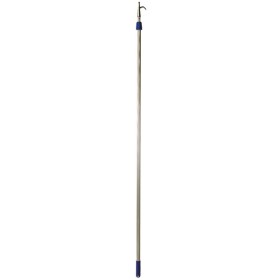 Bådshage teleskop fast krog eloxeret alu. 200-380cm