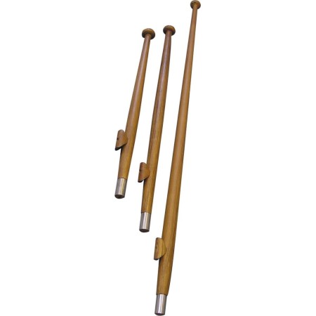 1852 Flagspil i teak 90cm bøsning Ø25 mm