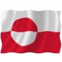 Adela flag grønland 90cm syet