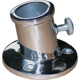 Flagstangsholder RF stål dæksmonteret Ø: 32mm
