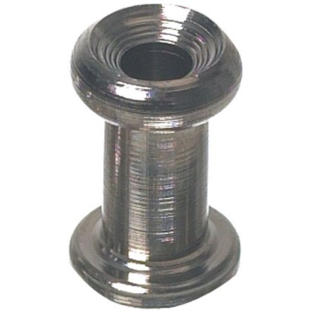 Kalecheknap krom højde 16,5mm 10stk