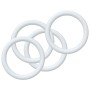 Gummiring til kaleche hvid indv. Ø47mm, tykkelse Ø7mm 4-pak