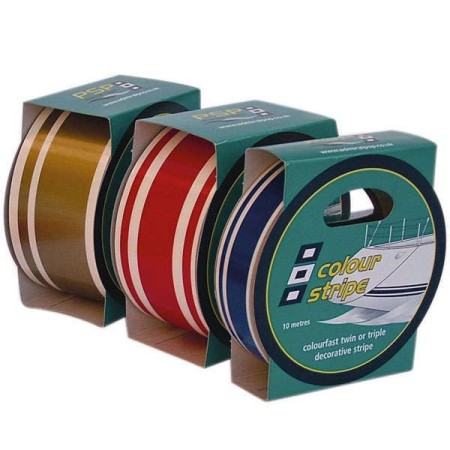 Psp colourstripes rød 44mm x 10m