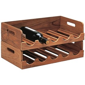 Roca vinreol teak 48x11x28cm