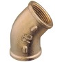 Guidi Bøjning 45° ind/ind  3/8" bronze