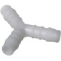 Plast y-stykke 8mm