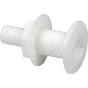 Pvc gennemføring 1 1/2" 38mm studs